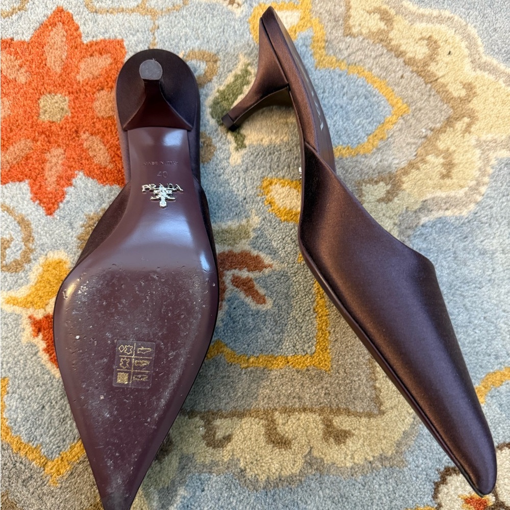 Prada Satin Mules - Picture 2 of 4